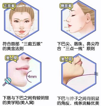 下巴美學(xué)標(biāo)準(zhǔn)