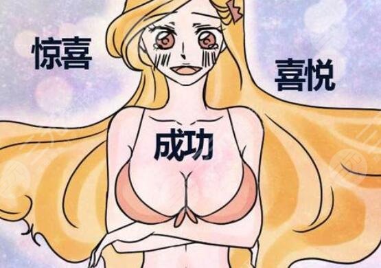 自體脂肪隆胸四個(gè)月果對(duì)比圖，漢中韓美豐胸案例