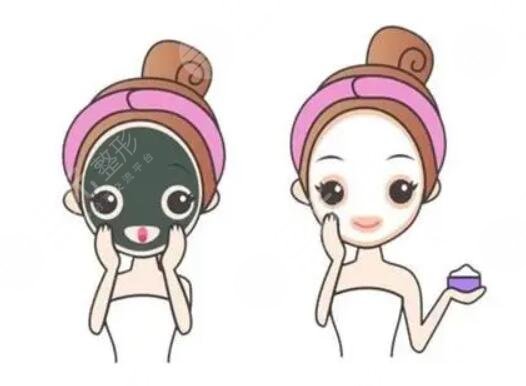 繡眉后1至7天的變化圖