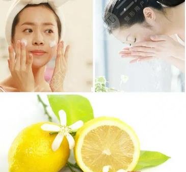 檸檬汁洗臉