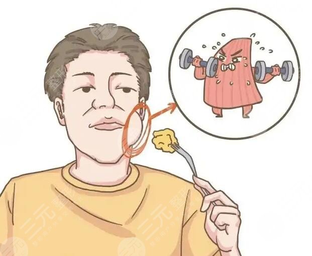 咬肌怎么變小？