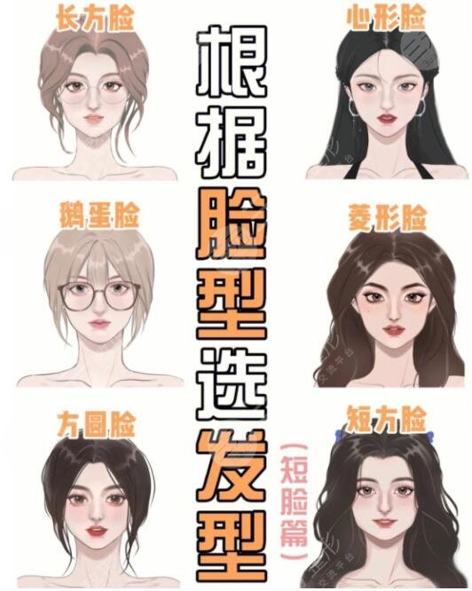 長形臉適合的發(fā)型圖片詳解