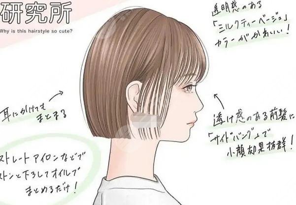 瓜子臉女生適合什么短發(fā)?