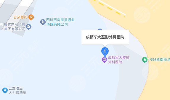 成都軍大整形地址