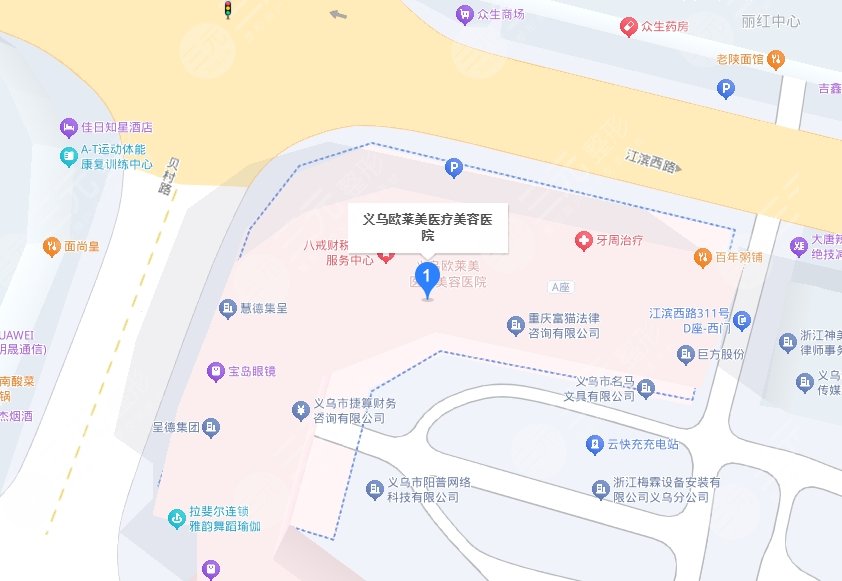 義烏歐萊美醫(yī)療美容醫(yī)院地址