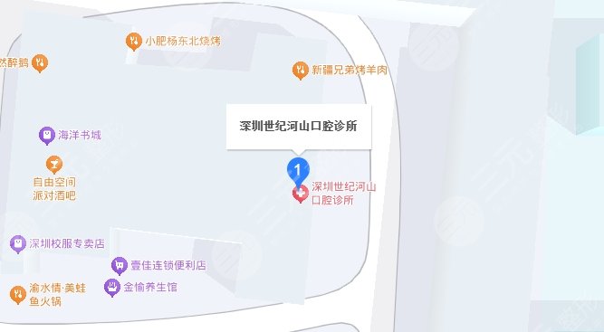 深圳世紀(jì)河山口腔地址