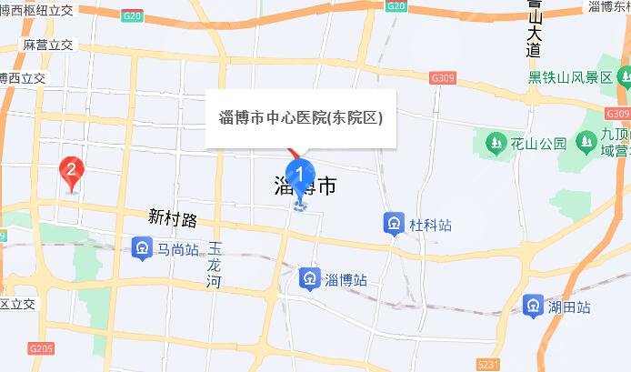 山東省淄博市中心醫(yī)院地址