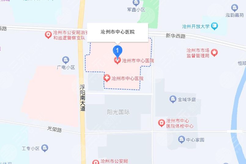 滄州市中心醫(yī)院地址