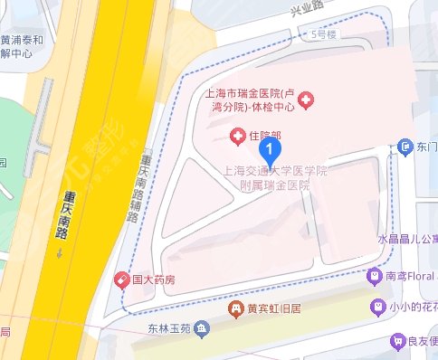 上海瑞金醫(yī)院盧灣分院地址