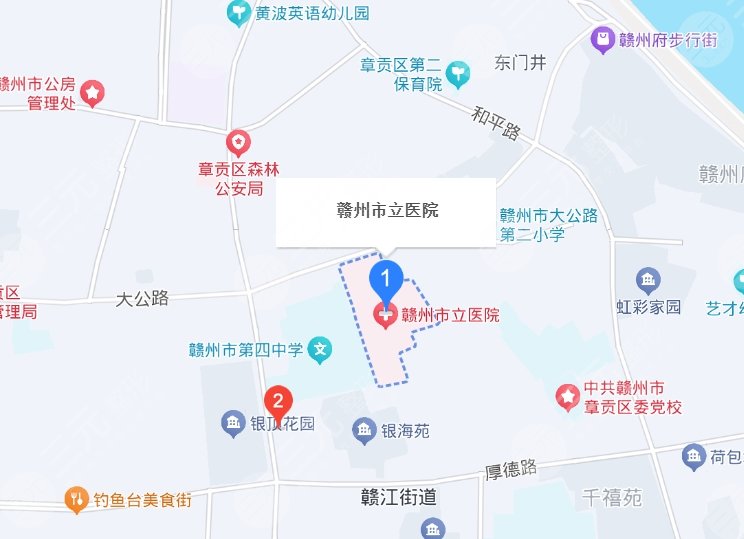 贛州市立醫(yī)院地址