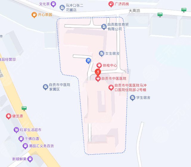 自貢中醫(yī)醫(yī)院地址