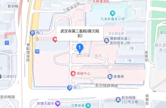 武漢第三醫(yī)院地址